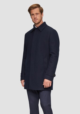 s.Oliver BLACK LABEL Winterjas in Blauw: voorkant