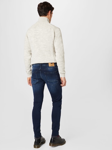 Petrol Industries Slimfit Jeans i blå