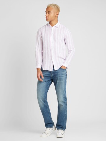 UNITED COLORS OF BENETTON Regular fit Overhemd in Lila