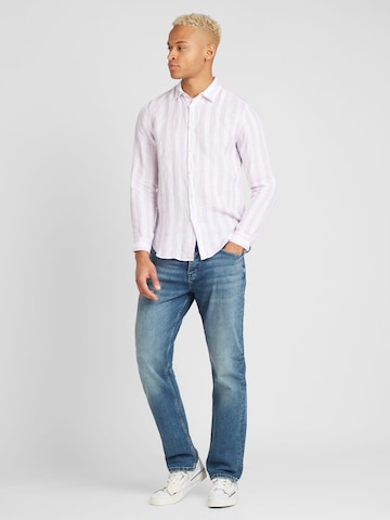 UNITED COLORS OF BENETTON - Ajuste regular Camisa en lila