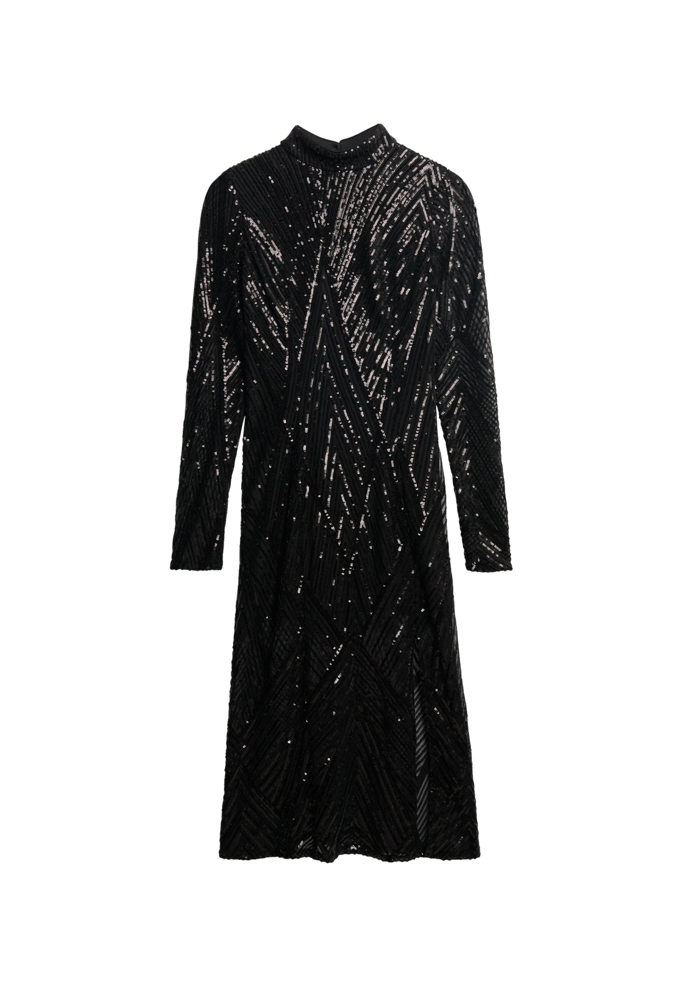 Superdry Avondjurk in Zwart: voorkant