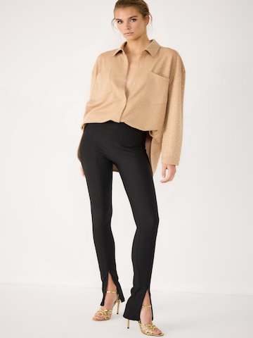 No Matter What Bluse in Beige: Vorderseite