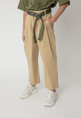 Gulliver Regular Stoffhose in Beige: predná strana