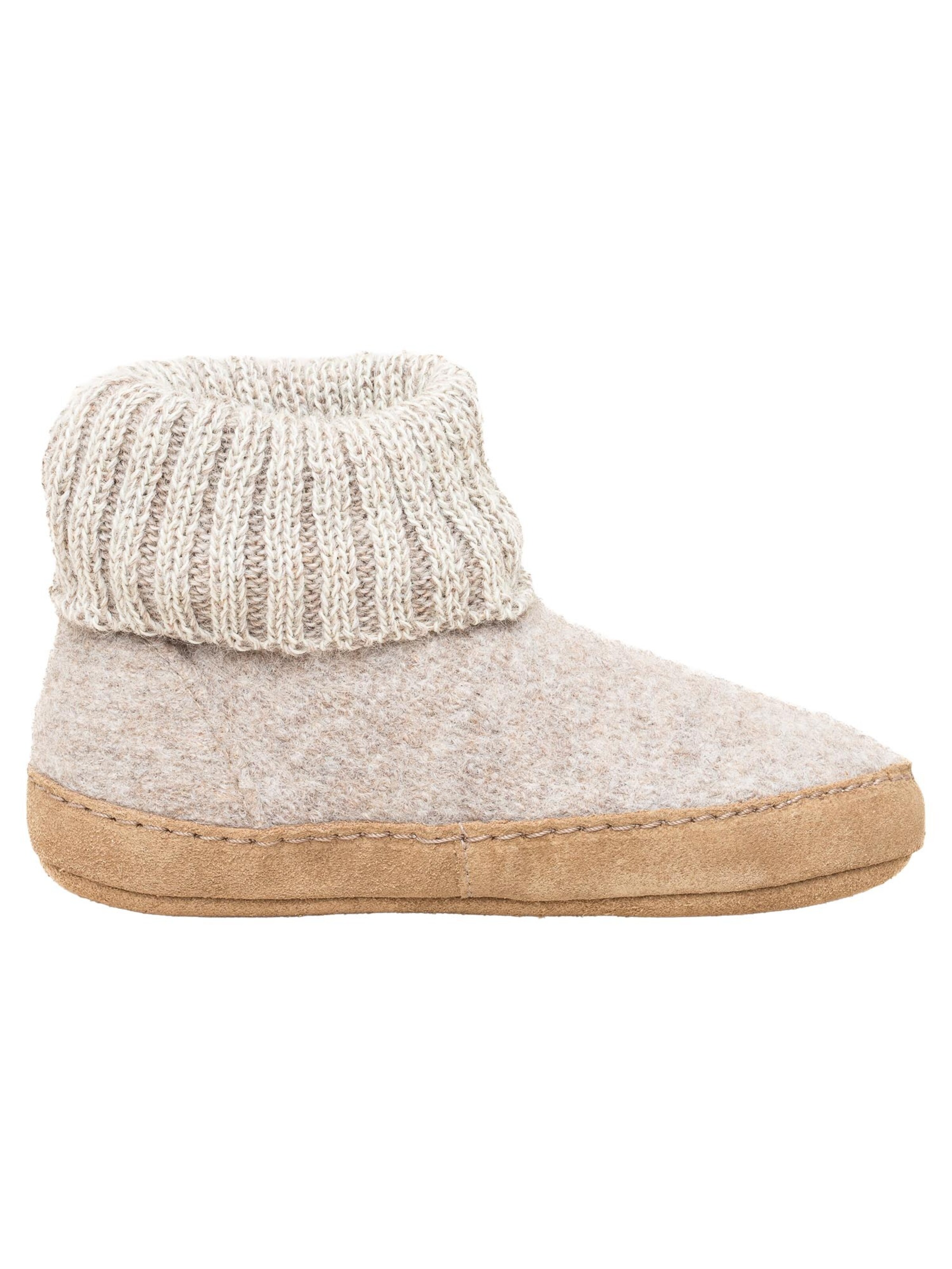 Gottstein Slippers 'Alpine Boot LE' in Beige