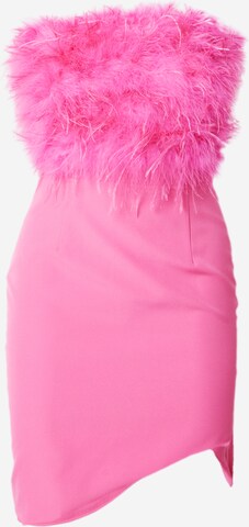 Misspap Dress in Pink: front