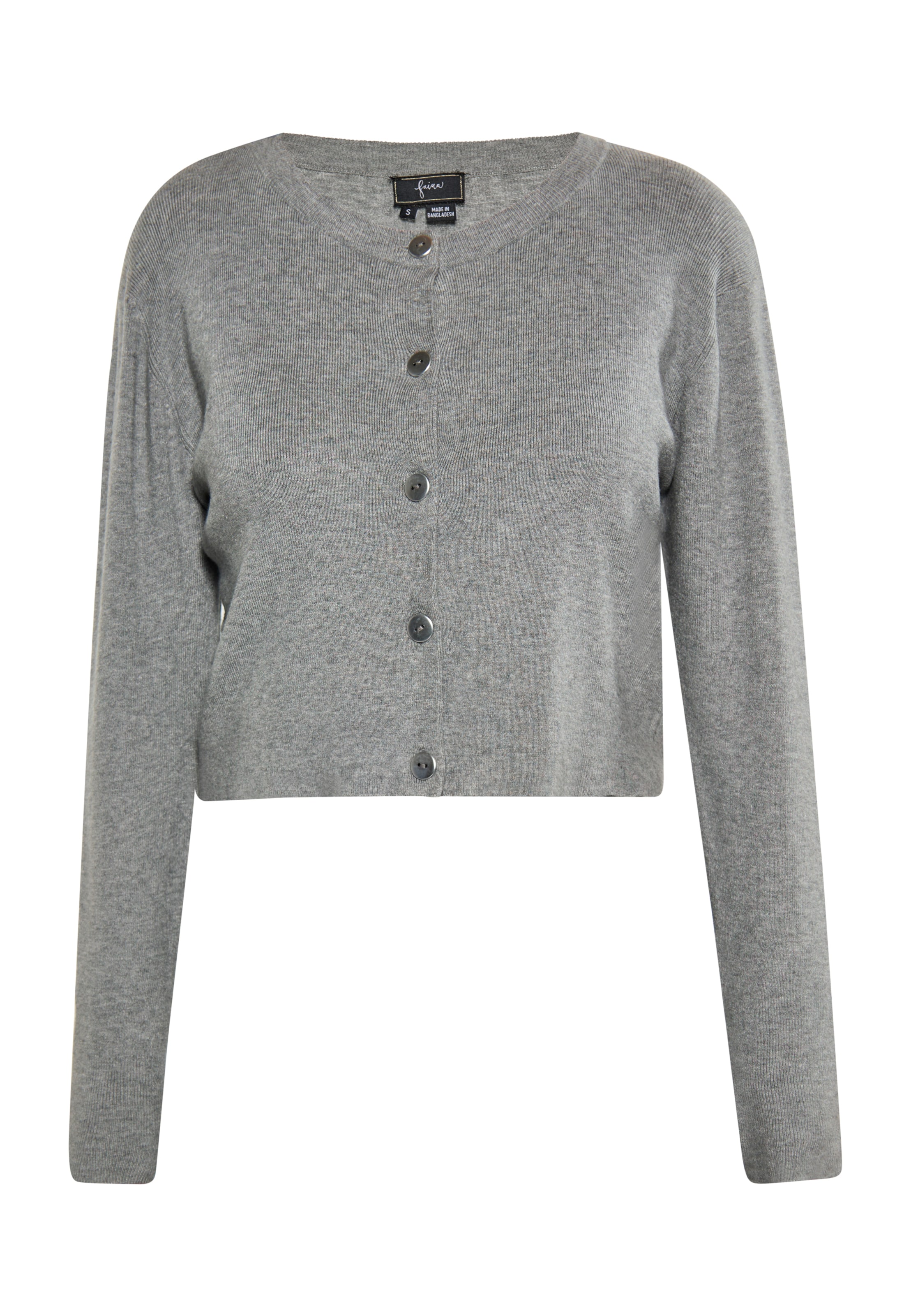 faina Kardigán - Sivá: predná strana