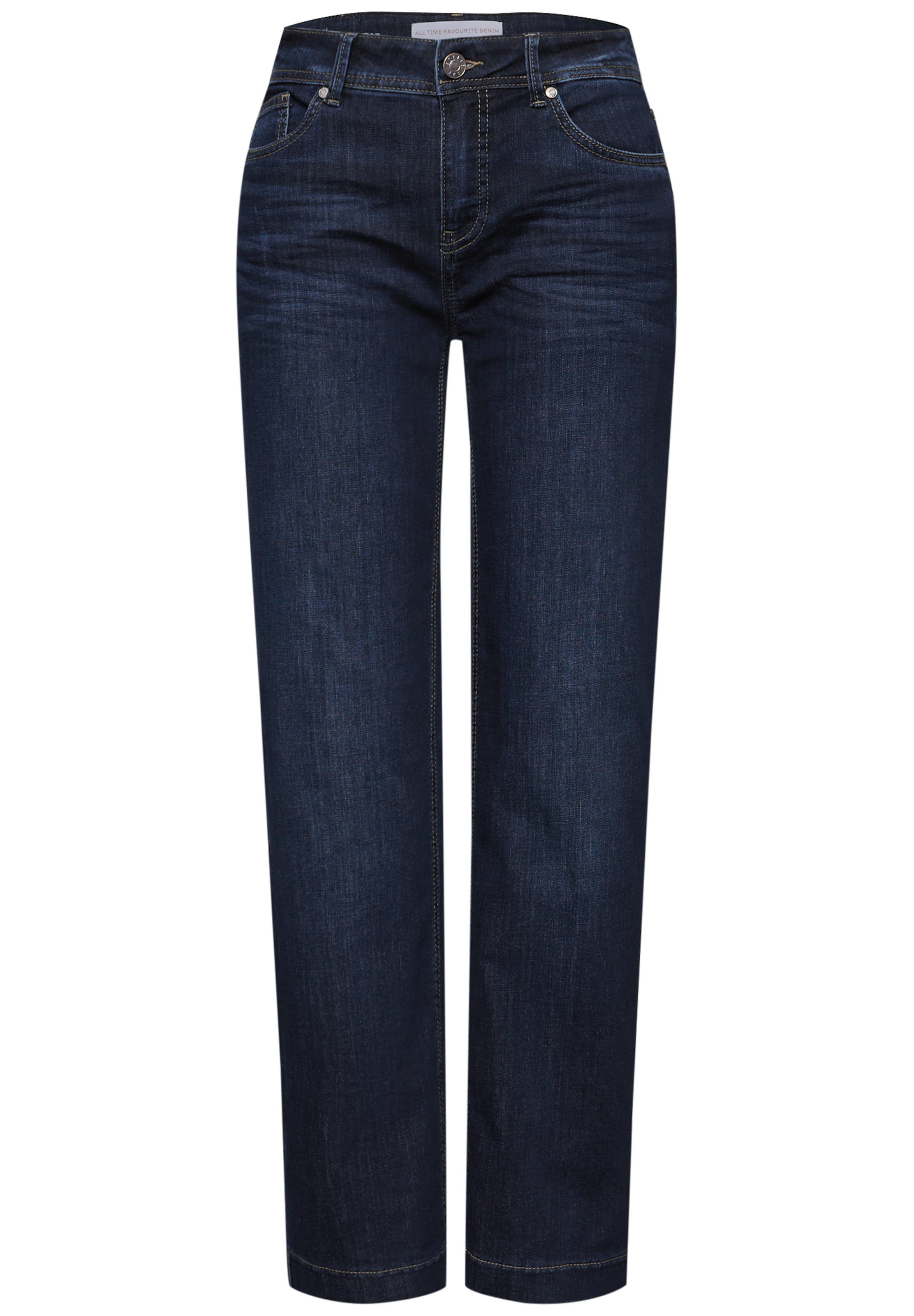 STREET ONE Loosefit Jeans in Blau: Vorderseite