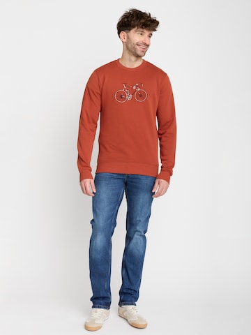 GREENBOMB Sweatshirt 'Bike Jack Simple' in Oranje