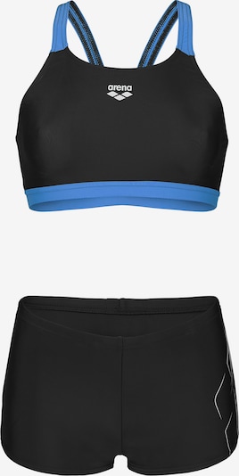 Costum de baie sport 'DIVE' ARENA pe azur / negru / alb, Vizualizare produs