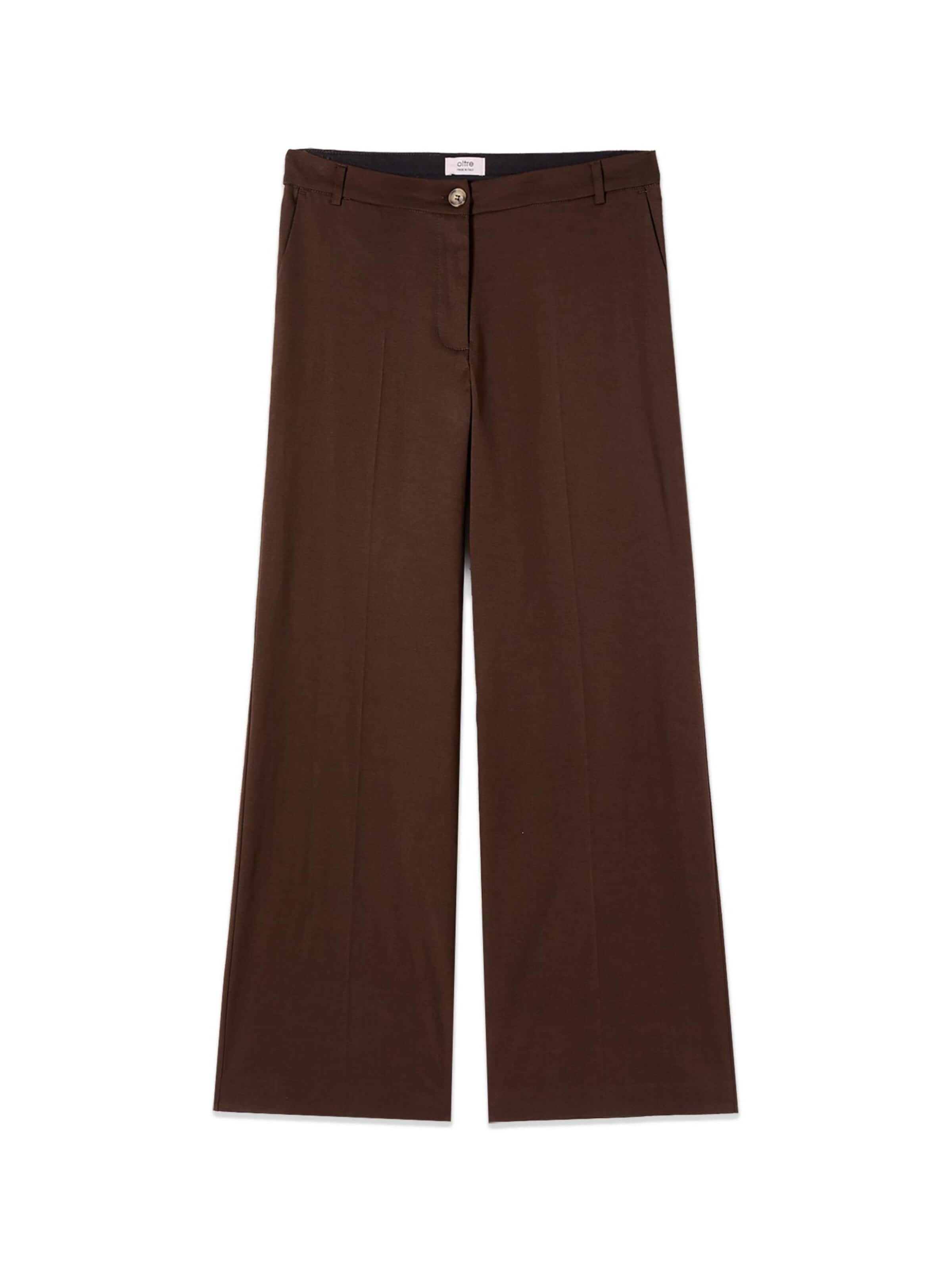 Baggy Pantaloni di oltre in marrone: frontale