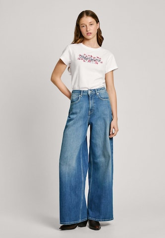 Pepe Jeans T-shirt 'Ginny' i vit