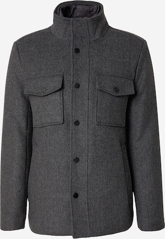 Manteau mi-saison LERROS en gris : devant