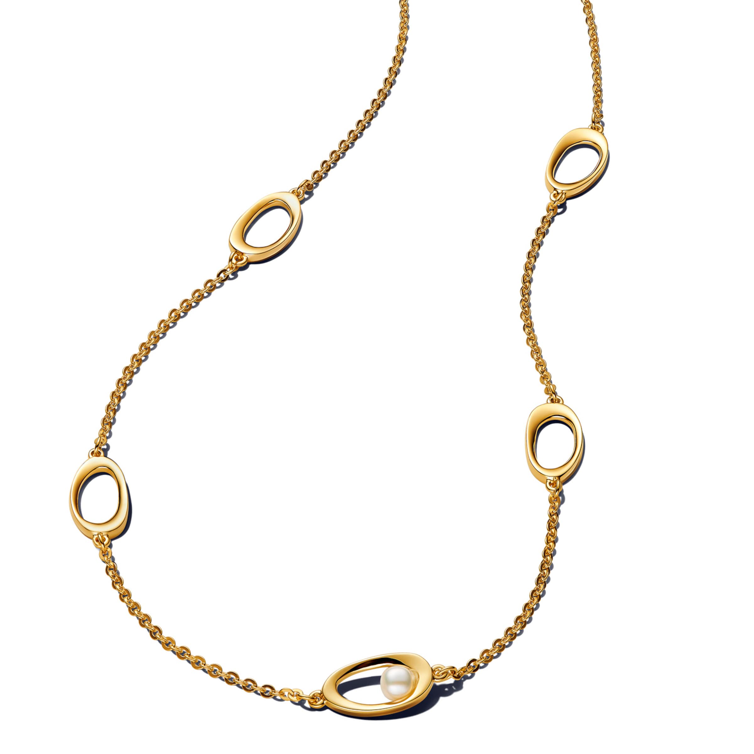 Pandora Kette in Gold: Vorderseite
