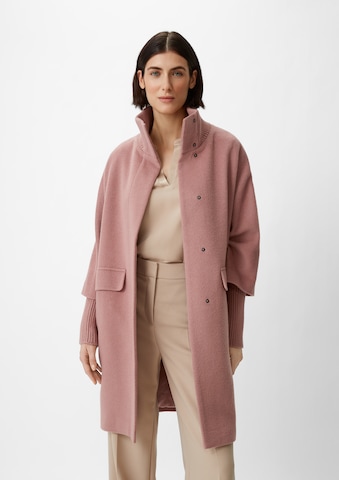 Manteau mi-saison COMMA en rose : devant