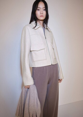 MANGO Between-Season Jacket 'Sipi' in Beige: front