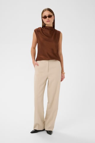 Chemisier 'SLMirabella' SOAKED IN LUXURY en marron