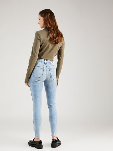 Calvin Klein Jeans Kitsas Teksapüksid 'HIGH RISE SUPER SKINNY ANKLE', värv sinine