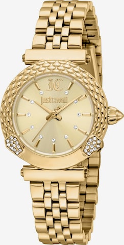 Just Cavalli Analoguhr in Gold: Vorderseite