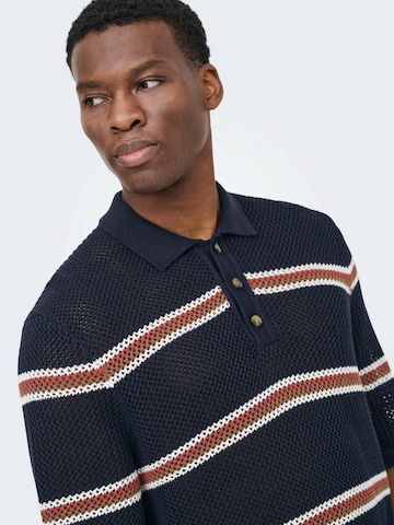 Only & Sons Kampsun 'ONSSEJR', värv sinine