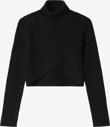 Pull-over Bershka en noir : devant