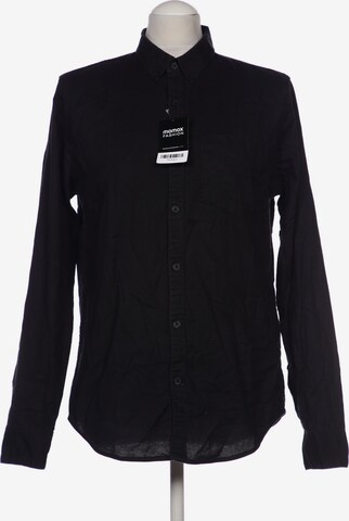 HOLLISTER Button Up Shirt in M in Black: front
