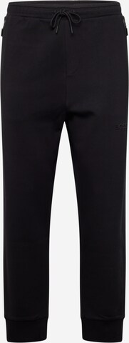 Tapered Pantaloni 'Hadiko 1' di BOSS in nero: frontale