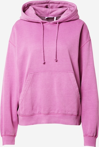 Sweat-shirt WEEKDAY en violet : devant