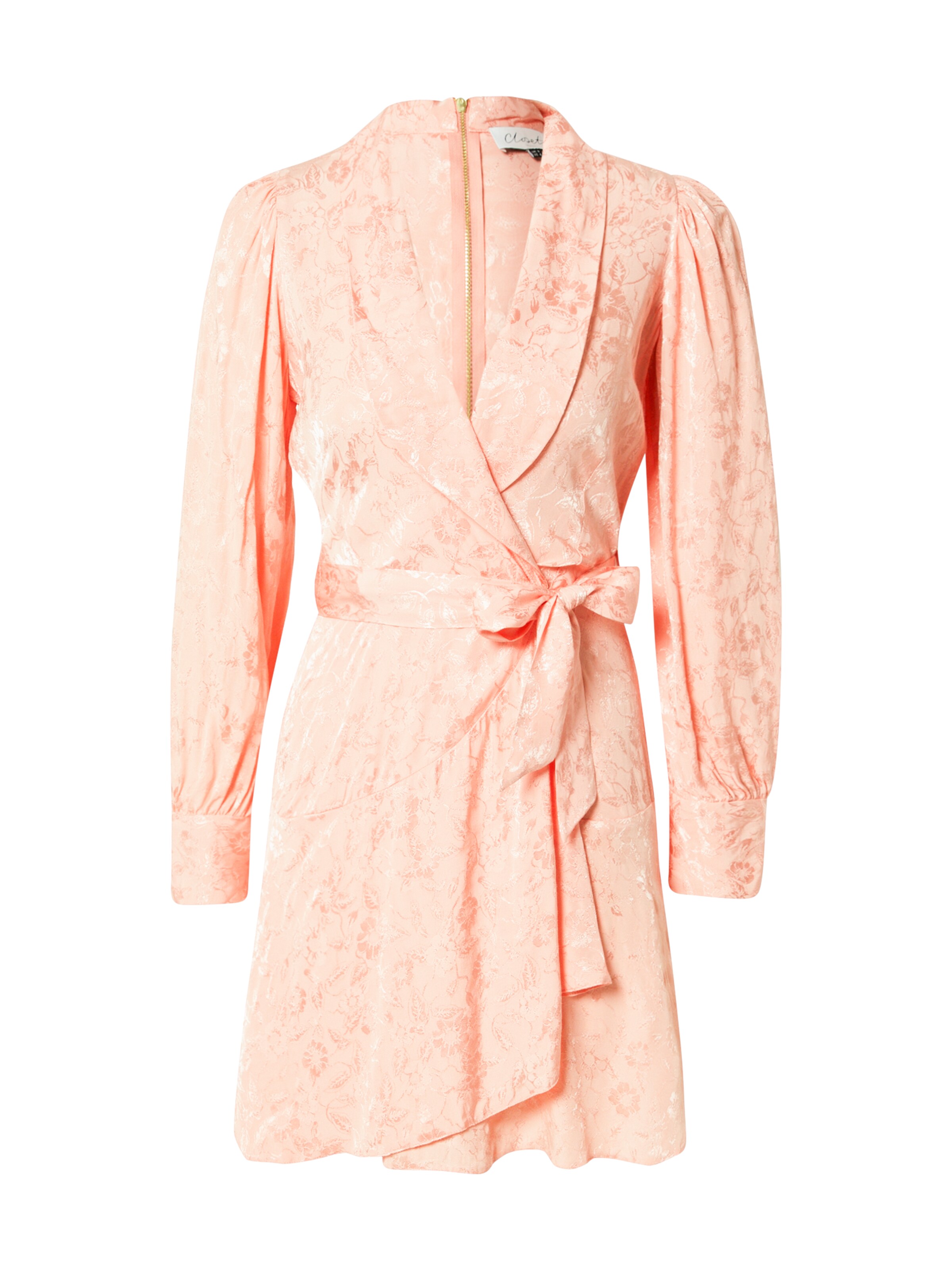 Closet London Dress in Orange: front