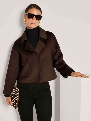 MADELEINE Between-season jacket in Brown