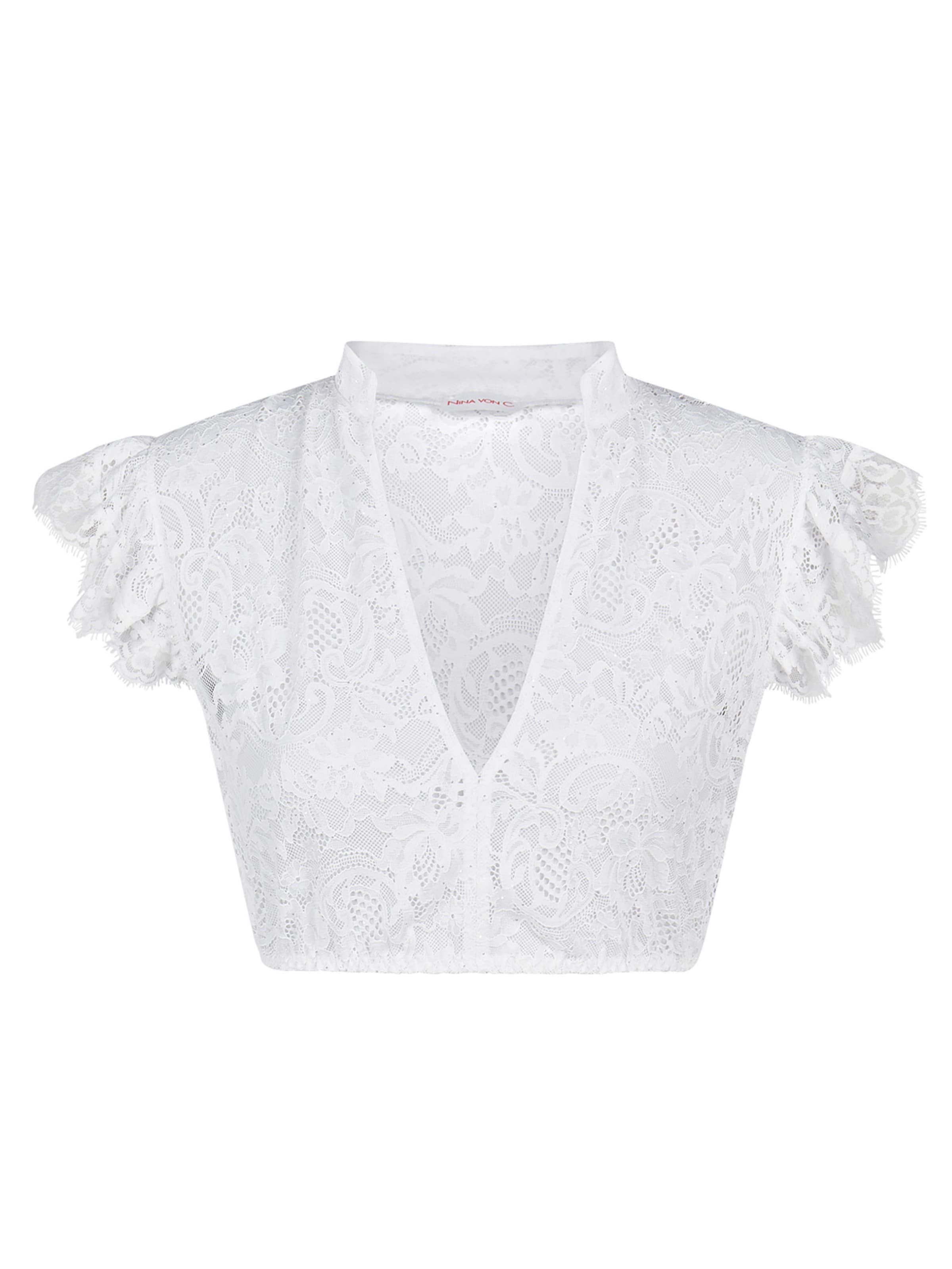 Nina von C. Traditional Blouse 'Romy' in White: front