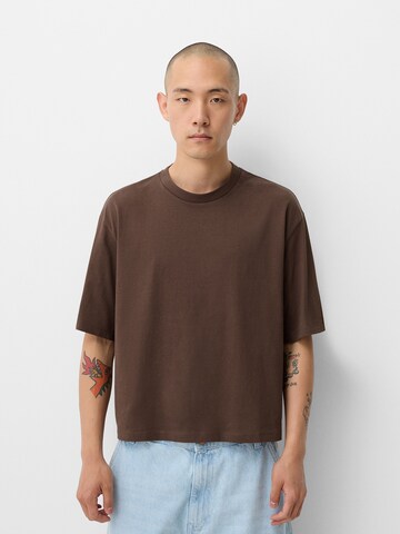 Bershka T-shirt i brun: framsida