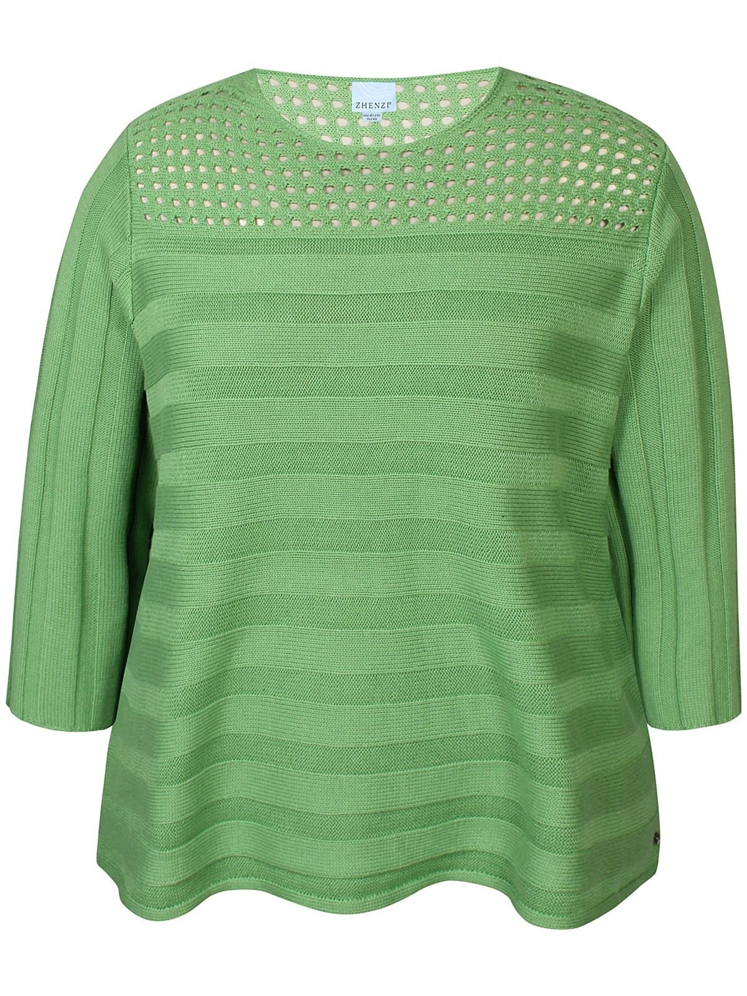 Chemisier 'Capri 1246' Zhenzi en vert : devant