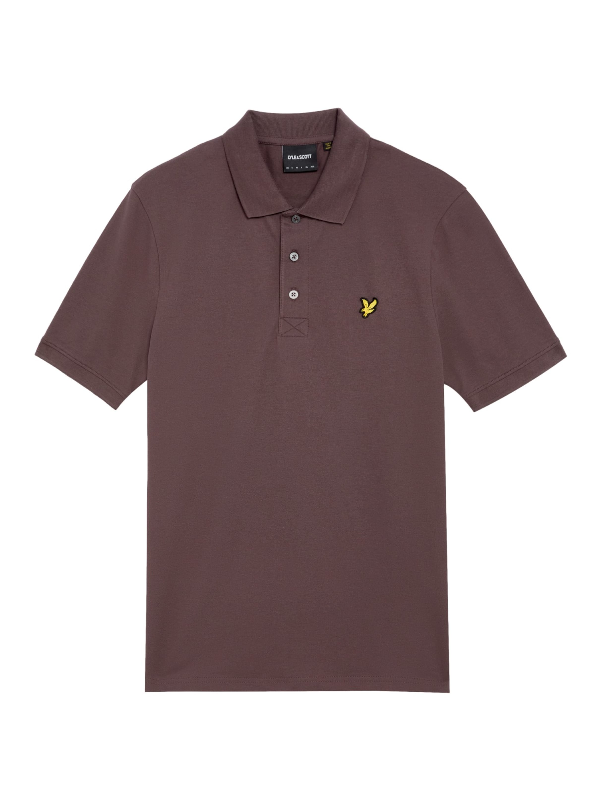 T-Shirt Lyle & Scott en marron : devant
