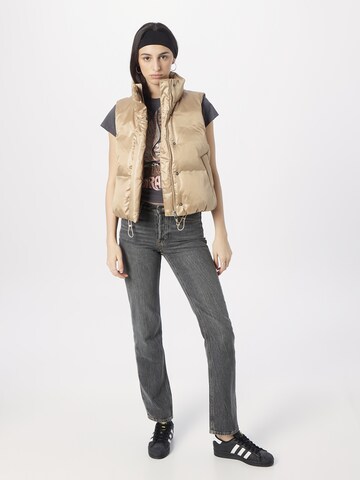 LEVI'S ® Liivi 'Pillow Bubble Vest' värissä ruskea