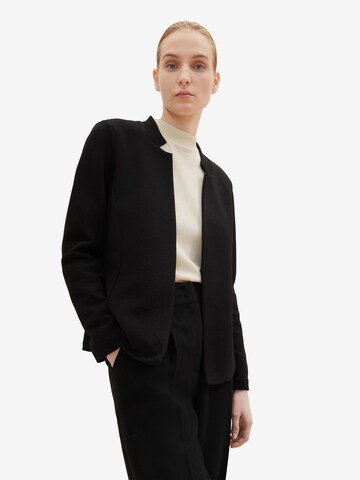 TOM TAILOR Blazer in Black