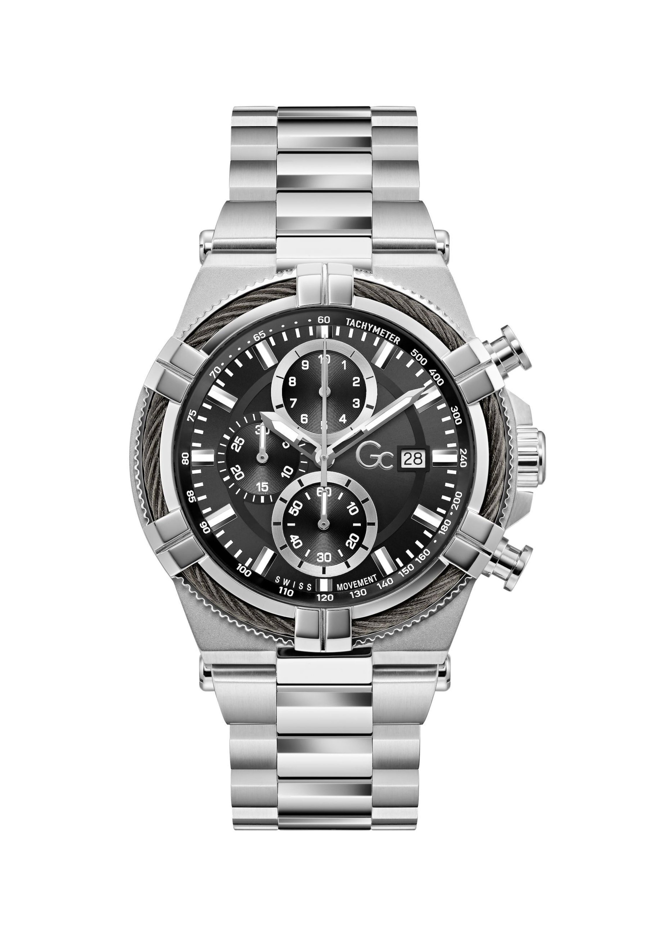 Gc Analog watch 'IronForce' in Silver: front