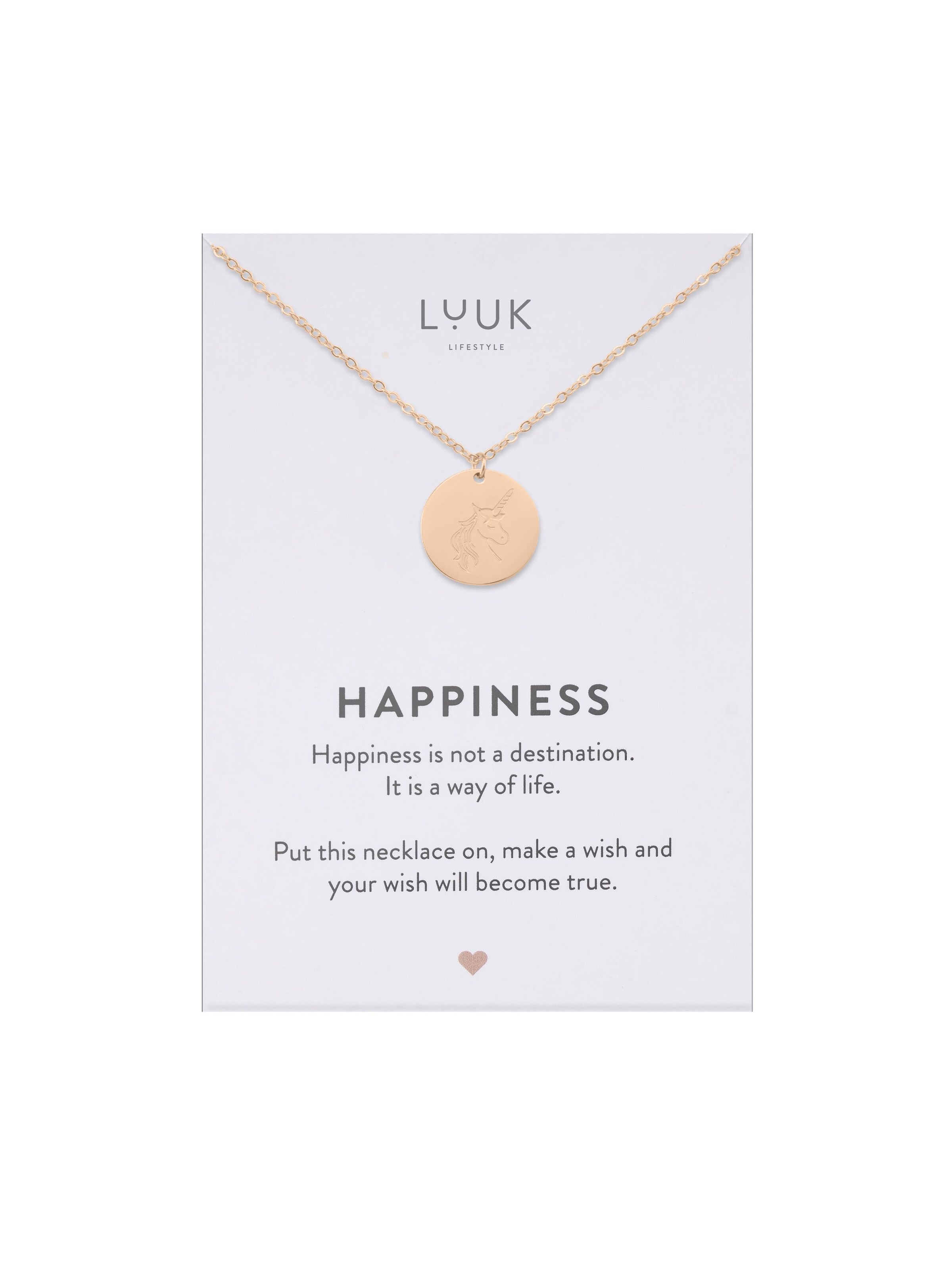 LUUK LIFESTYLE Necklace in Gold