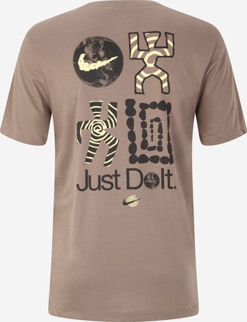 NIKE Functioneel shirt in Bruin