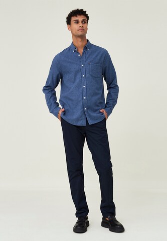 Lexington Regular fit Button Up Shirt 'PETER LIGHT' in Blue