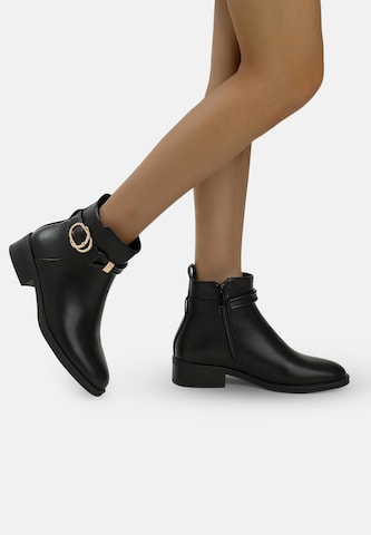 Elara Enkellaarsjes in Zwart