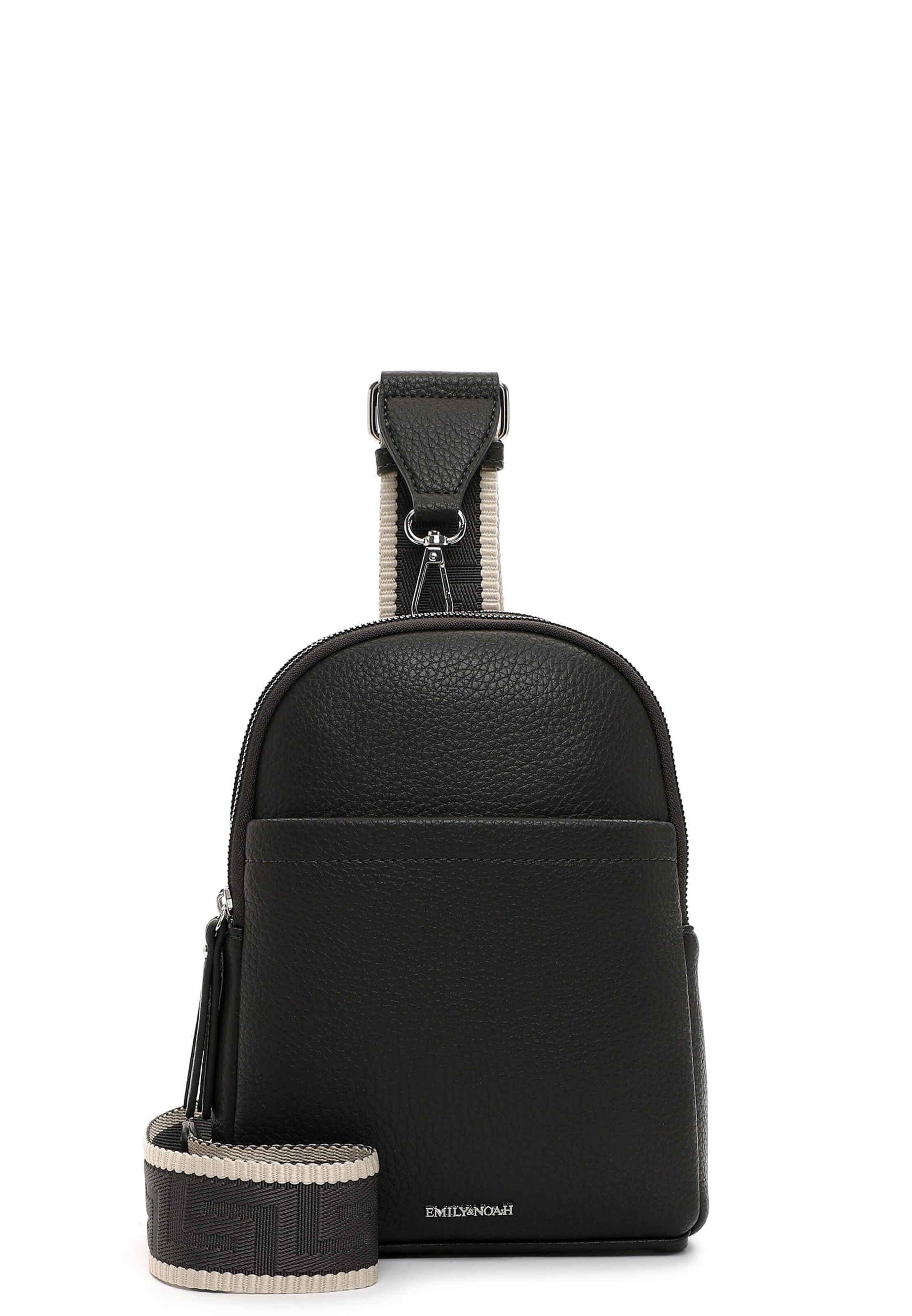 Emily & Noah Umhängetasche 'Elena' in Grau: Vorderseite