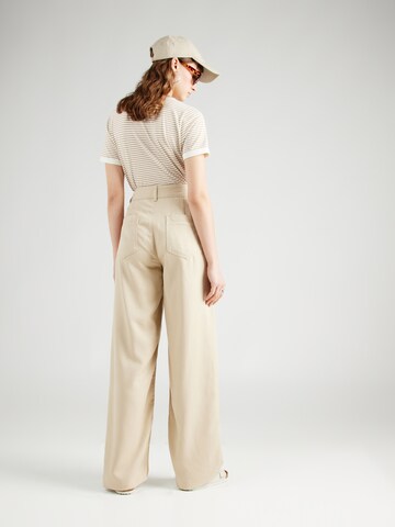 BOSS - Loosefit Pantalón plisado 'Tanjura' en beige