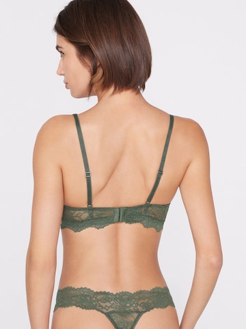 Tezenis Triangle Bra 'Havana' in Green