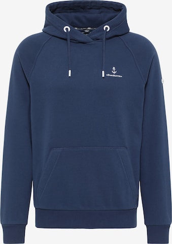 DreiMaster Maritim Sweatshirt in Blue: front