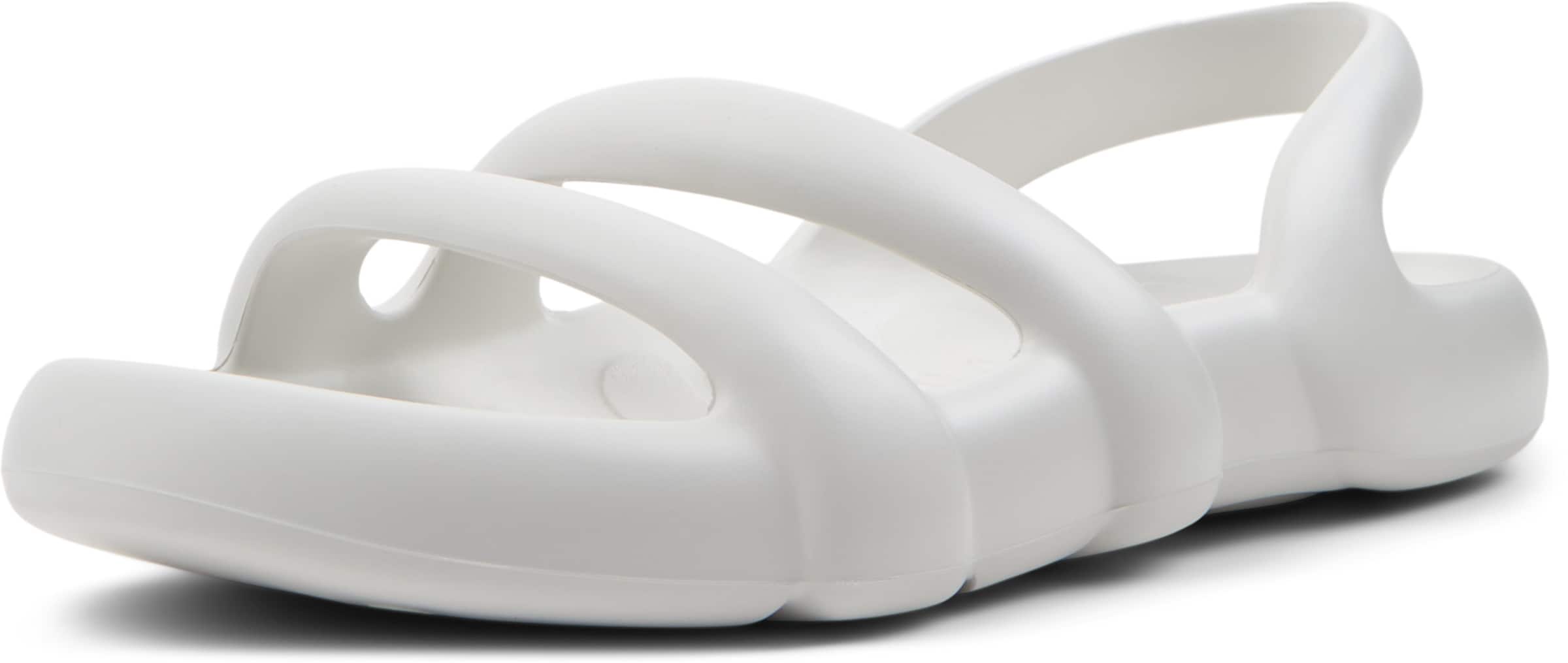 Sandalo 'Kobarah Flat' di CAMPER in bianco: frontale