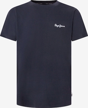 Pepe Jeans T-shirt 'Single Cliford' i blå: framsida