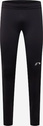 Skinny Pantaloni sportivi di Newline in nero: frontale