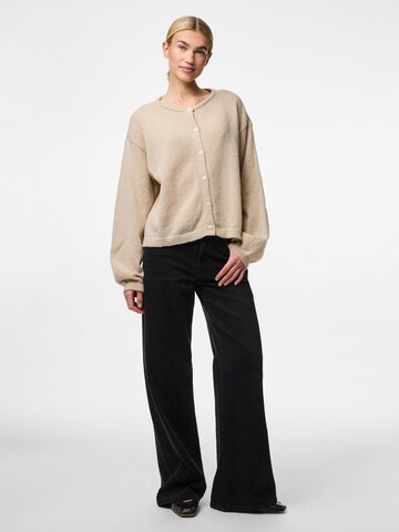 PIECES Knit cardigan 'PCIda' in Grey