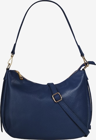 Sac à bandoulière Cluty en bleu : devant