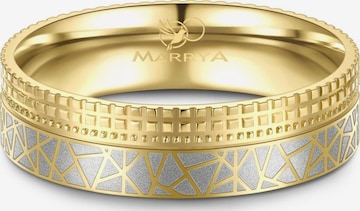 MARRYA Ring 'MARRYA ES-37 Ehering aus Edelstahl - Gold plattiert' i gul: framsida